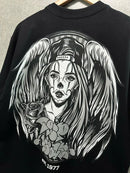 Camiseta Oversized Trip Side Saint Thug Preta